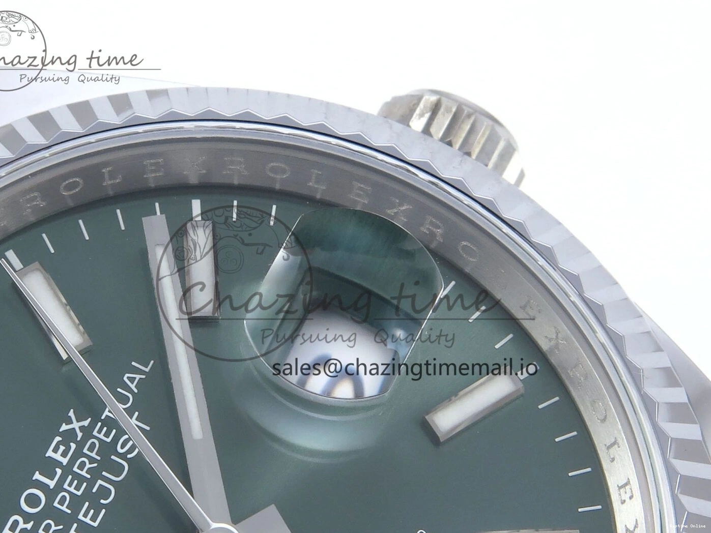 0503 DateJust 36 126234 QF+ 1:1 Best Edition 904L Steel Green Stick Dial on SS Jubilee Bracelet VR Soft 925